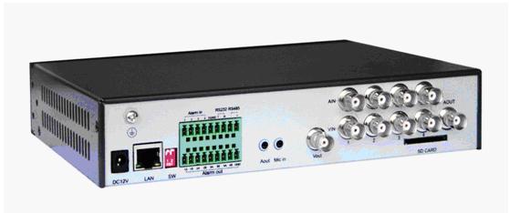 DVR IP Digital Video server/Recorder H264 4 Ch video 4 Ch audio  FED0139