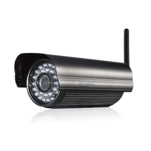 Telecamera IP fissa H264, 520 TVL, Sony CCD, da esterno, con  infrarossi, Audio bidirezionale, 3G, controllo iPhone