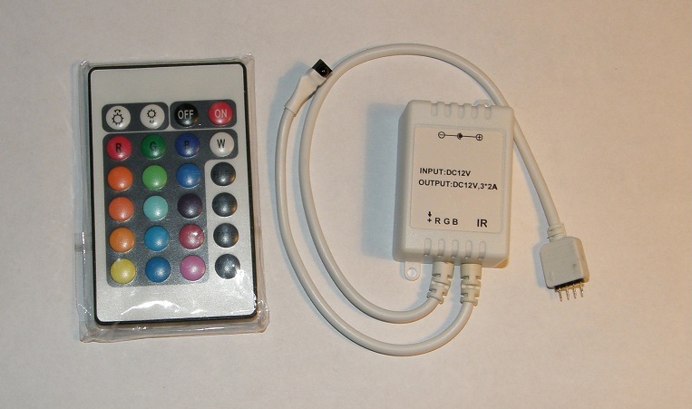 Controller IR Infrarossi per strisce strip di LED  RGB