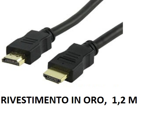 Cavo HDMI 1.4  3D rivestimento oro