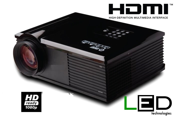 Video proiettore LED LCD Risoluzione nativa 720p (HDReady 1080p full HD)  HDMI