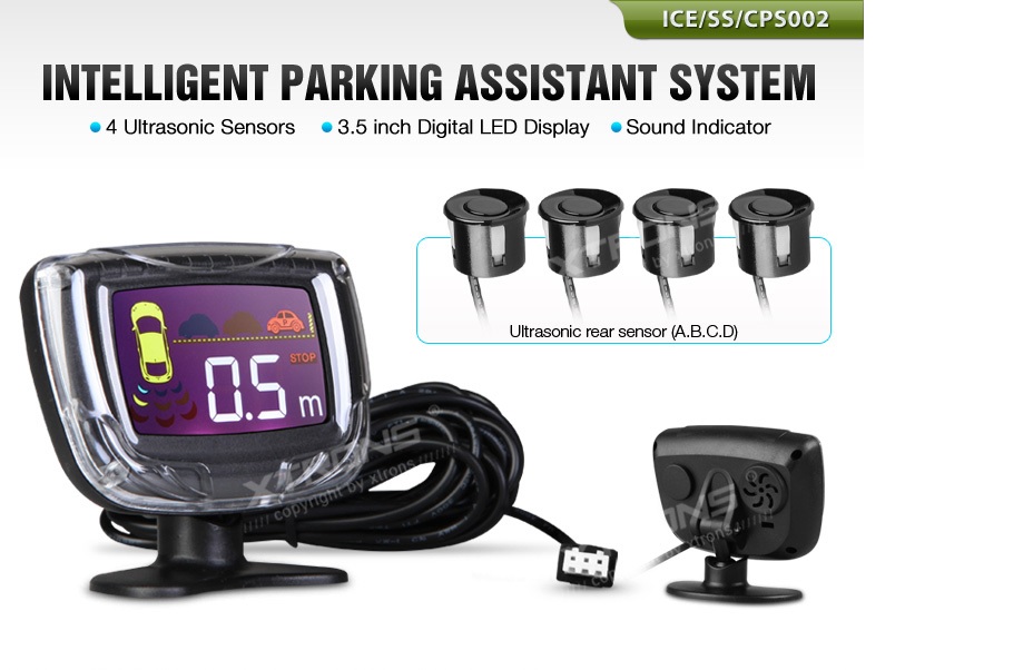 Xtrons CPS002 CPS003 CPS004 Sensori di parcheggio ad alta tecnologia