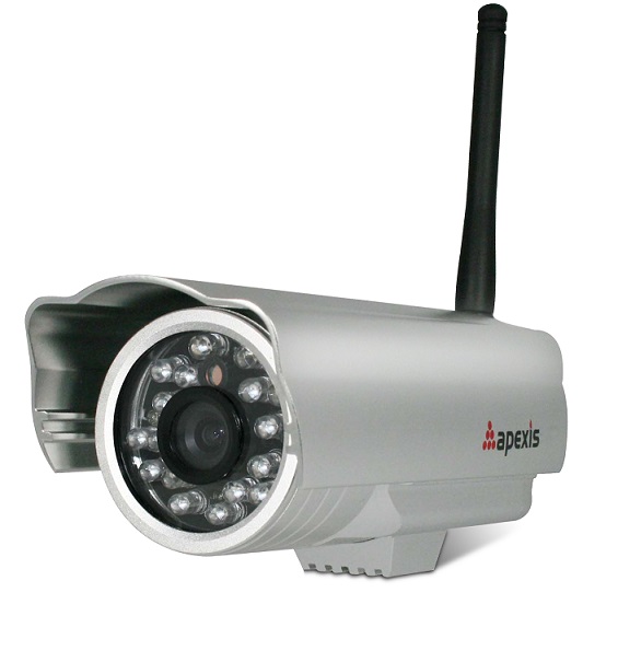 Telecamera IP IR wireless fissa per esterno controllo iphone Android Apexis APM-J0233-WS-IR