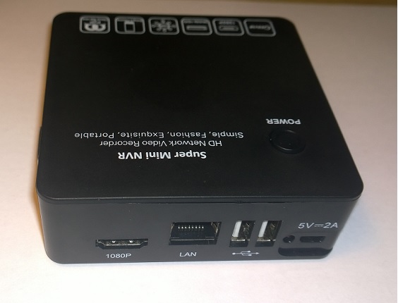 Apexis MINI NVR network video recorder APM-N004  H264 4 canali supporta HDD esterno Esata ONVIF